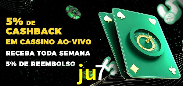 Promoções do cassino ao Vivo ju7